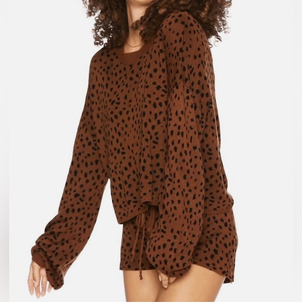 Beach Riot Leopard Ava Sweater